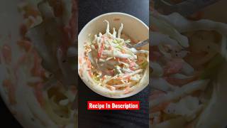 Simple Coleslaw Recipe BBQ Sidedish [upl. by Piegari3]