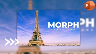 How to Create a Stunning Presentation Slide Using MORPH Transition 2024 ppt [upl. by Ednalrym]