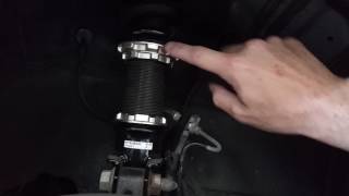 DIY Evo X Br Racing full coilover adjustment [upl. by Fosdick]