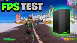 HP Pavilion Gaming Desktop Fortnite FPS Test Solo Gameplay Performance Mode 2024 [upl. by Lenssen]