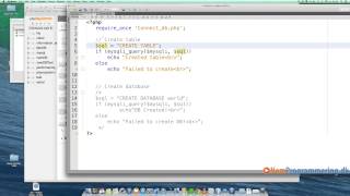 MySQLi tutorial  guide  3  Opret databaser og tabeller [upl. by Adah58]