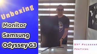 Monitor Samsung Odyssey G3 27quot  Unboxing  Primeras impresiones  Español [upl. by Petey]