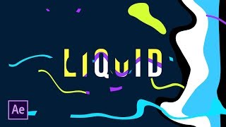 3 Liquid Motion Graphics Effects in After Effects  Tutorial [upl. by Ydualc]