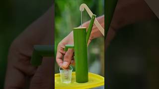 Bamboo Art Meets Science The Mini Water Pump Wonder [upl. by Oriane]