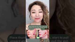 VERY EFFECTIVE EXERCISE TO LIFT SAGGING JOWLS  faceyoga facemassage antiaging [upl. by Intirb505]