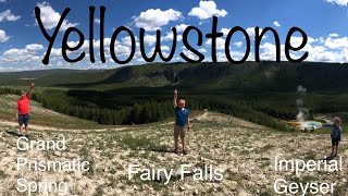 Yellowstone Beartooth Highway Fairy Falls and Imperial Geyser [upl. by Danya]