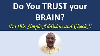 Do you TRUST your BRAIN Add these Simple Numbers and Check [upl. by Adabel]