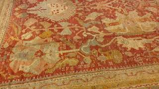 Oushak Carpet 21164 [upl. by Nnayllehs]