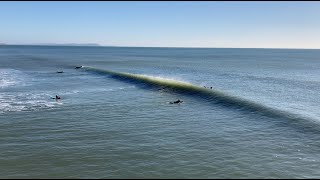 PERFECT Offshore Waves at Boscombe Pier 41122  surfing amp bodyboarding Bournemouth UK [upl. by Ajroj]