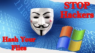 Stop Hackers Hash files windows [upl. by Amorita]