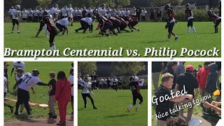 Brampton Centennial vs Philip Pocock  ROPSSAA Senior Boys Football  September 27th 2024 [upl. by Redleh264]