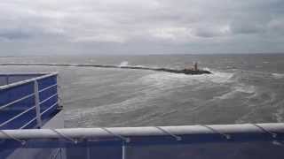 DFDS Princess Seaways in storm [upl. by Mallon]