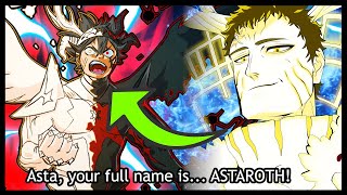 Astas True Identity is TIME DEVIL ASTAROTH Julius Fathered Liebe and Asta in Black Clover [upl. by Peatroy]