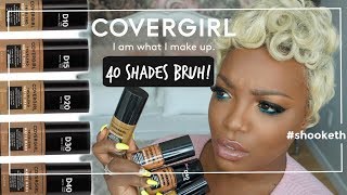 TRANSFER PROOF FOUNDATION New COVERGIRL Tru Blend Matte Made Foundation Review  Wear Test [upl. by Dermot]