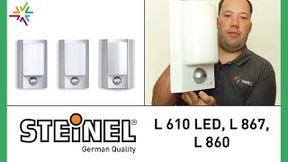 STEINEL L 610 LED L 867 L 860 Außenleuchte watt24Video Nr 101 [upl. by Eboh]