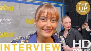 Ella Purnell interview at Fallout premiere in London [upl. by Esinek912]