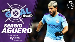 SERGIO AGUERO  RAINING GOALS  EVERY PREMIER LEAGUE GOAL SCORED  MAN CITY [upl. by Eelrahs]