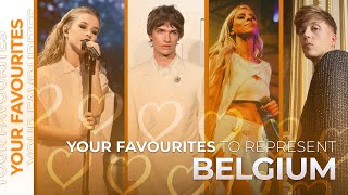 Who should represent Belgium at the Eurovision 2025  YOUR FAVOURITES [upl. by Alded]