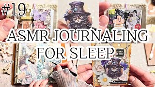 ASMR 다꾸모음  몽글몽글 판타지 빈티지다꾸 핵꿀잠 forsleep🫧⭐️🌛relaxing journaling다이어리꾸미기 scrapbooking journalwithme [upl. by Anafetse915]