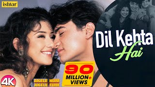 Dil Kehta Hai  Akele Hum Akele Tum  Kumar Sanu amp Alka Yagnik  Aamir Khan amp Manisha Koirala [upl. by Cornela228]