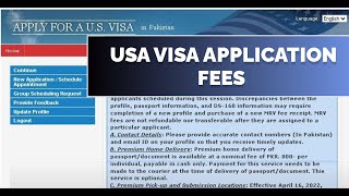 USA Visa B1 B2 DS 160 Application Fees  How to pay USA Visa fees 2024 Urdu Pakistan [upl. by Anerom557]