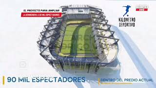 El nuevo proyecto de la Bombonera con capacidad para 90mil espectadores [upl. by Erdried]