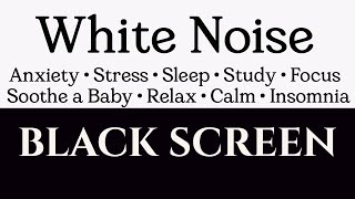 Sleep Instantly with White Noise Black Screen  10 Hrs White Noise Sleep Sounds  Perfect Sleep Aid [upl. by Willcox283]