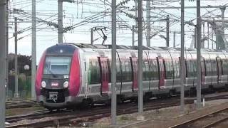 Z50000 NAT  Départ de la gare de Pontoise sur la ligne H du Transilien [upl. by Eimoan]