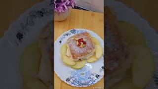 Milk toast  bread and milk breakfast viral recipe shorts cooking trending [upl. by Rimat]