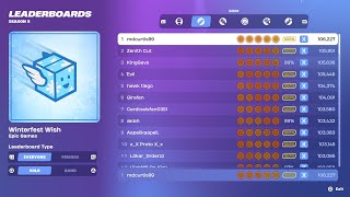 Fortnite Festival S1 Revisit Winterfest Wish Expert Bass 100 FC 1st Place All Perfects [upl. by Imoyaba]