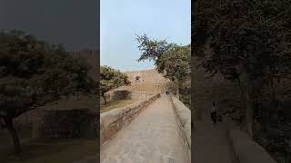 Outside View of Tughlaqabad Fort built by Ghiyasuddin Tughlaq in 1321 TughlaqabadDelhishorts [upl. by Enrobialc]