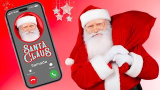 Llamada de Santa Claus 🎅🏻🎄🎅🏻 Pídeles Tus Juguetes Favoritos 🎁🥰 [upl. by Ocinom]