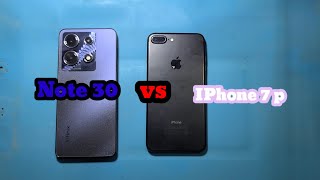 iphone 7 plus vs infinix note 30 speed test [upl. by Athalia17]