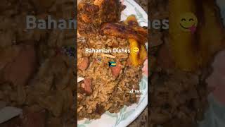 Bahamian Dishes and music 🎵🎶🇧🇸bahamianmusicbahamianfood [upl. by Amandy]