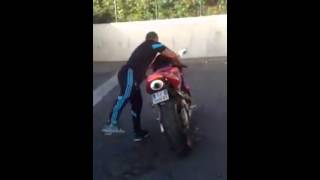 Demi tour en moto lool [upl. by Odradlig61]