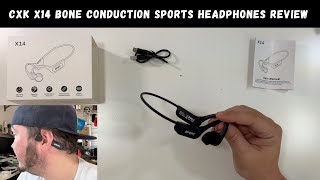 CXK X14 Bone Conduction Sports Headphones Review [upl. by Eerrehs594]