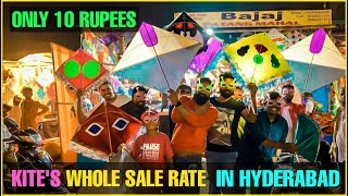 Kites Whole Sale Rate In Hyderabad  Pareshan Family [upl. by Htennek]