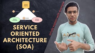 Service Oriented Architecture SOA explained in Hindi 2022 [upl. by Nosredneh310]