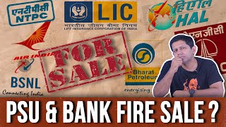 Bank Privatization amp PSU Selloff  Why is the Govt in such a Rush  DeshBhakt with Akash Banerjee [upl. by Veradis158]