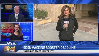 Student Booster Shot deadline at SDSU Is anyone showing up [upl. by Dutchman]