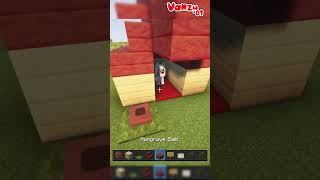 I BUILD DOG HOUSE IN minecraft shorts [upl. by Engel]