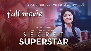 Secret Superstar  Full Movie  Aamir Khan  Zaira Wasim  Amit Trivedi  Kausar New Movie [upl. by Bills]