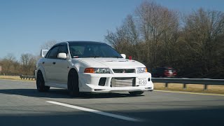 Mitsubishi Lancer Evolution V  Sony FX30  Tilta Hydra Alien Car Mounting Rig [upl. by Othe]