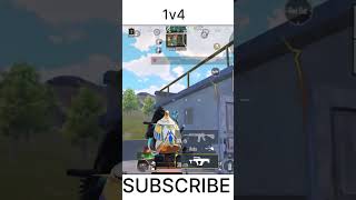 PUBG 1v4 ASGGaming04 pubgmobile like subcribe 1v4 [upl. by Ramin]