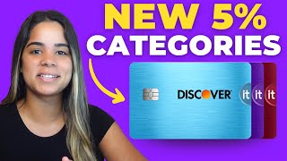 Discover It Cash Back Card NEW 5 Cash Back Categories 2023 [upl. by Angadresma]