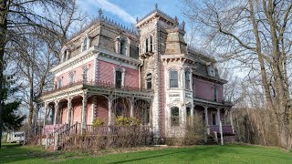 Abandoned 1860s Pink Victorian Mansion  Found Room for Underground Railroad [upl. by Amice]