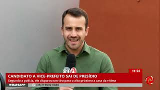 Candidato a viceprefeito de Piranguçu deixa presídio [upl. by Jobi805]