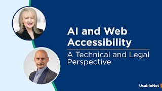 AI and Web Accessibility A Technical and Legal Perspective [upl. by Eenwat]