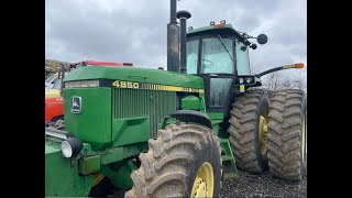 1985 John Deere 4850 with 8901 Hours Sold Yesterday on Hilliard OH Auction [upl. by Anivol]