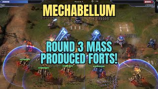 MASS PROD FORTS  FANGS  Mechabellum [upl. by Yemarej10]